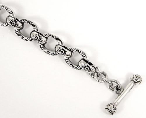 Sterling Silver Double Loop in Loop Twist Chain Bracelet — Designs